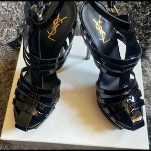 YSL  SAINT LAURENT HEELS NEW IN BOX NEVER WORN